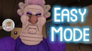 GRUMPY GRAN! (SCARY OBBY) Roblox Gameplay Walkthrough EASY Mode - First Place No Death [4K]
