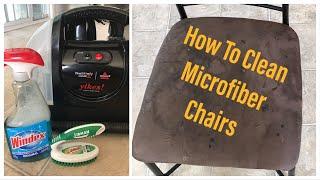 How to Clean Microfiber Chairs || 2 Methods