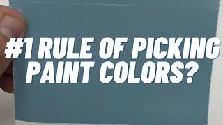 Number One Rule When Choosing Paint Colors? #shorts