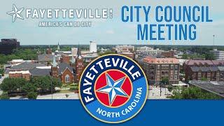 Fayetteville City Council Meeting - Sept 23, 2024