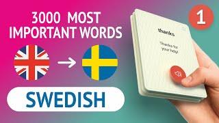 3000 the most important Swedish words - part 1. The most useful words in Swedish - Multilang