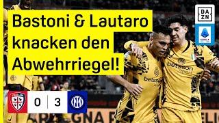 Abwehrriegel hält nur eine Halbzeit! Inter gewinnt deutlich: Cagliari - Inter | Serie A | DAZN