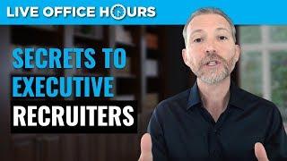 Working with Executive Recruiters: Live Office Hours with Andrew LaCivita