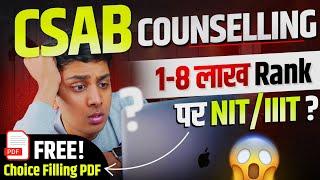 CSAB Counselling 2024: *FREE* Choice Filling PDF| Shocking Cutoff