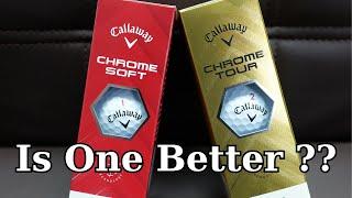 Callaway Chrome Soft , Chrome Tour golf ball Review