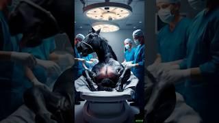 Horse treatment in Digital  Hospital #animals #horse #wildlife