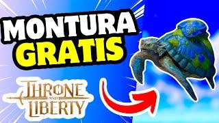 COMO CONSEGUIR MONTURA DE TORTUGA GRATIS  THRONE AND LIBERTY 