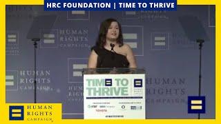 Angel Bonilla Introduces Nicole Talbot at the 2019 HRC Time To THRIVE