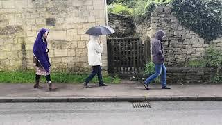 Wet walk home, Painswick