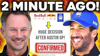 HUGE NEWS for Ricciardo & Red Bull Verstappen after Austin GP! Change everything | F1 News