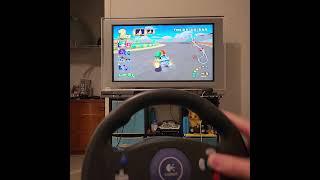 Mario Kart Double Dash with Steering Wheel (Logitech Speed Force)