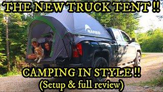 THE NEW TRUCK TENT - CAMPING IN STYLE!!  TORRENTIAL RAIN, STEAKS over a CAMPFIRE and TENT REVIEW