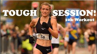 Tough 10k specific workout! Interval session