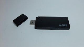 AUKEY WiFi Adapter AC1750 Dual Band 5GHz 1300Mbps + 2.4GHz 450Mbps USB Wireless Adapter