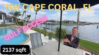 GULF ACCESS WATERFRONT | NW CAPE CORAL, FL