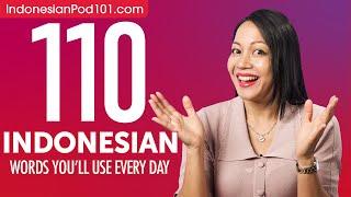 110 Indonesian Words You'll Use Every Day - Basic Vocabulary #51