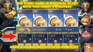 UNBEATABLE FANNY 3 STRATEGY - TOP GLOBAL MAGIC CHESS BEST SYNERGY - Mobile Legends Bang Bang