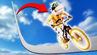 THE 1 MILE BIKE JUMP! (Descenders)