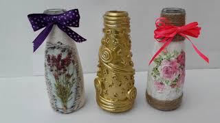 3 modele STICLE DECORATE - 3 DECORATED BOTTLE models