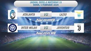 Jadwal Liga Italia - INTER MILAN vs JUVENTUS - Serie A 2024