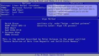 Learn how to use Darik's Boot and Nuke (DBAN) to wipe a hard drive clean