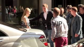 Saoirse Ronan outside the screening room at The Mayfair H...