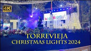 Torrevieja Christmas Lights 2024⎮Friday Early Evening Walking Tour⎮Costa Blanca, Spain  