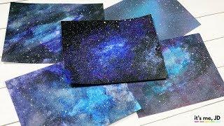 5 EASY WAYS TO DRAW A GALAXY | Paint Galaxies Using Watercolor, Acrylics, Ink Blending and Markers!