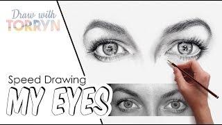 How to draw EYES | SELF PORTRAIT | Step by Step Tutorial ️️