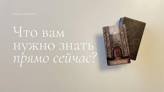 Что вам нужно знать прямо сейчас? | Таро расклад