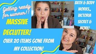 Huge Declutter: 20+ Bath & Body Works, Victoria's Secret, and More! Making Room For New Summer!!