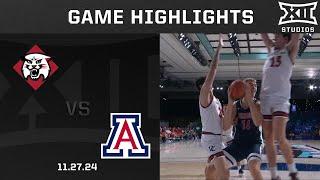 #24 Arizona vs. Davidson Game Highlights | 2024-25 Big 12 Men's Basketball