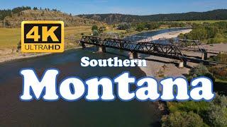 Aerial Southern Montana - Billings, Bozeman, Yellowstone & Madison River