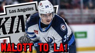 Los Angeles Kings Sign Jeff Malott to 2x775K Contract!! Jets Fan Reaction!!