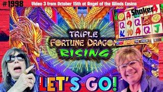 WOW--THE REST OF THE STORY/ Handpay Added & SHAKERS on #triplefortunedragonrising #slots #vegas