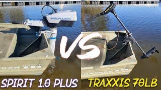 Electric Outboard VS Trolling Motor | ePropulsion Spirit 1.0 Plus VS Minn Kota Traxxis