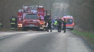 Tragiczny wypadek na trasie Braniewo - Frombork. Zginęły dwie osoby[video]