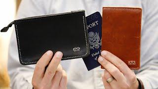 Travel Wallet Comparison - 3 Different Passport Wallet Designs