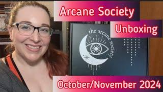 The Arcane Society October November 2024: Ivy Asher, Ann Denton  Arcane Society Unboxing