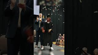 CRAZIEST Graduation Walk EVER (BACKFLIP Off Stage) - Sebby Clemens