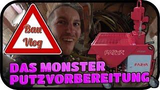 DAS MONSTER, PUTZVORBEREITUNG - BAUVlog 19.03.2017  Wir bauen ein Haus