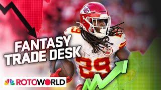 Consider selling Kareem Hunt, buying high on David Njoku | Fantasy Football Trade Desk | Rotoworld