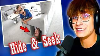 Reacting to SIS vs BRO's $1000 Hide and Seek Challenge!