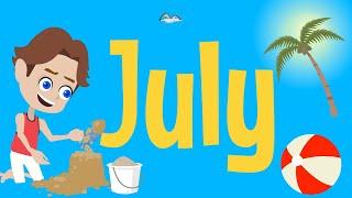 JULY! An Exciting Animation Celebrating The 7th Month of the Year!