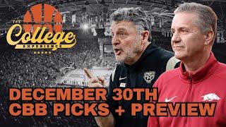 College Basketball Picks - Monday, December 30th | The College Experience: Basketball