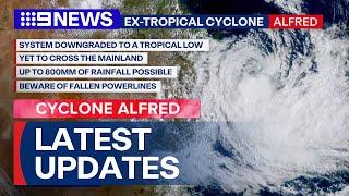 Ex-Tropical Cyclone Alfred: Latest updates; What we know so far | 9 News Australia