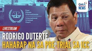 LIVE: Duterte at the ICC pre-trial hearing (March 14, 2025) | GMA Integrated News - Replay