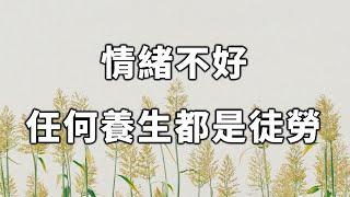 2022 情緒不好，任何養生都是徒勞的！人到中年，不妨一看 If you are in a bad mood, any health care is futile【愛學習 】