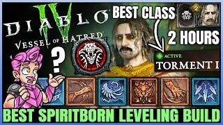 Diablo 4 - Best Spiritborn Leveling Build - FASTEST Level 1 to 60 & Easy Endgame Guide - Season 6!