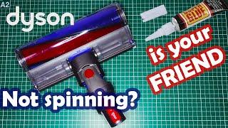 Dyson Soft Cleaner Head - not spinning - kind of repair